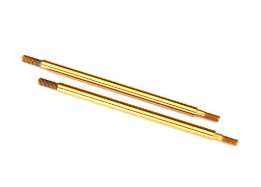 Traxxas 8463T 74 mm TiN-Coated GTR Shock Shafts (2)
