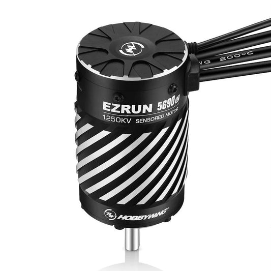 Hobbywing HWI30402350 Ezrun 5690 Sd 1250 Kv Black G2 Motor - PowerHobby
