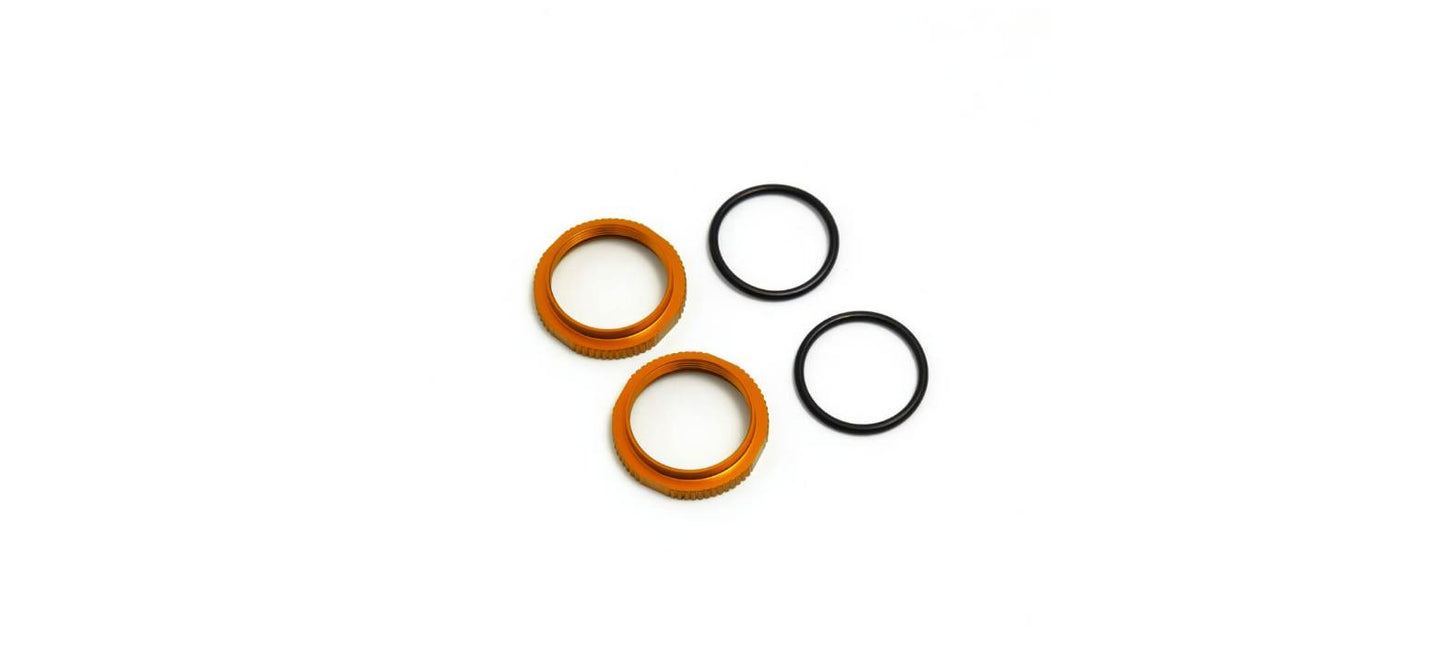 Tekno RC TKR6013BO Shock Adjustment Collars Orange