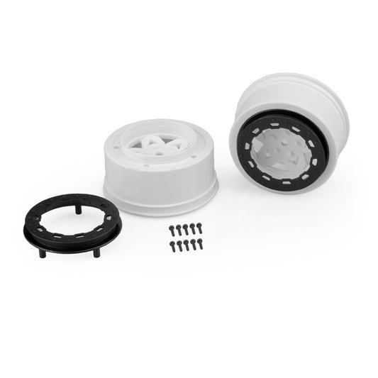 Jconcepts 3391WB Tremor Front or Rear SCT Wheels, White Wheel