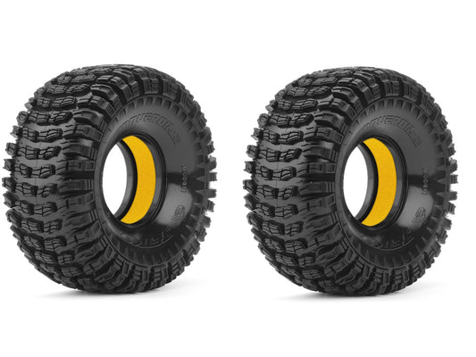 Jetko 1/10 2.2 Rock Crawler Conqueror Tires Ultra Soft (Yellow) (2).