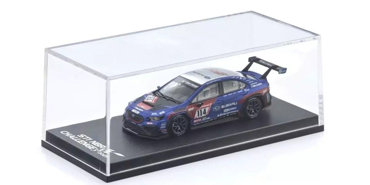 Kyosho K07129N23E Mini Car & Book No.23 SUBARU WRX NBR Challenge 2023.