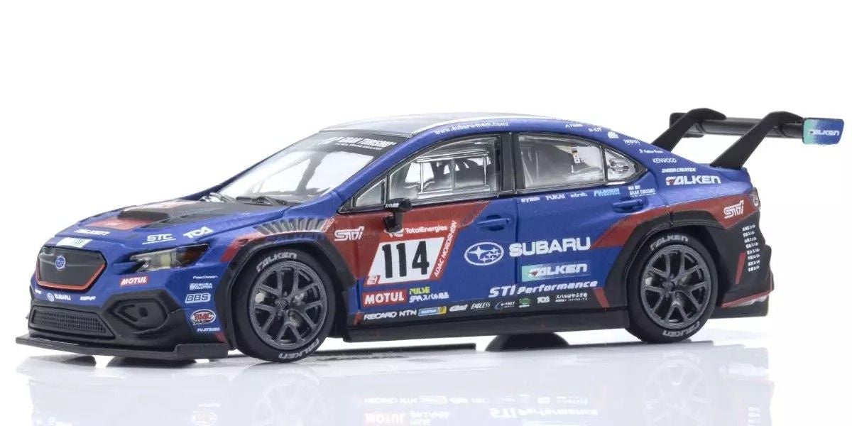 Kyosho K07129N23E Mini Car & Book No.23 SUBARU WRX NBR Challenge 2023.