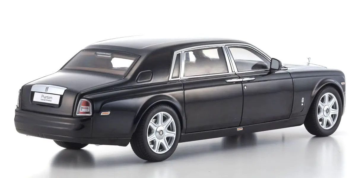 KYOSHO ORIGINAL 1/18 Rolls-Royce Phantom EWB (Black) Diecast Car