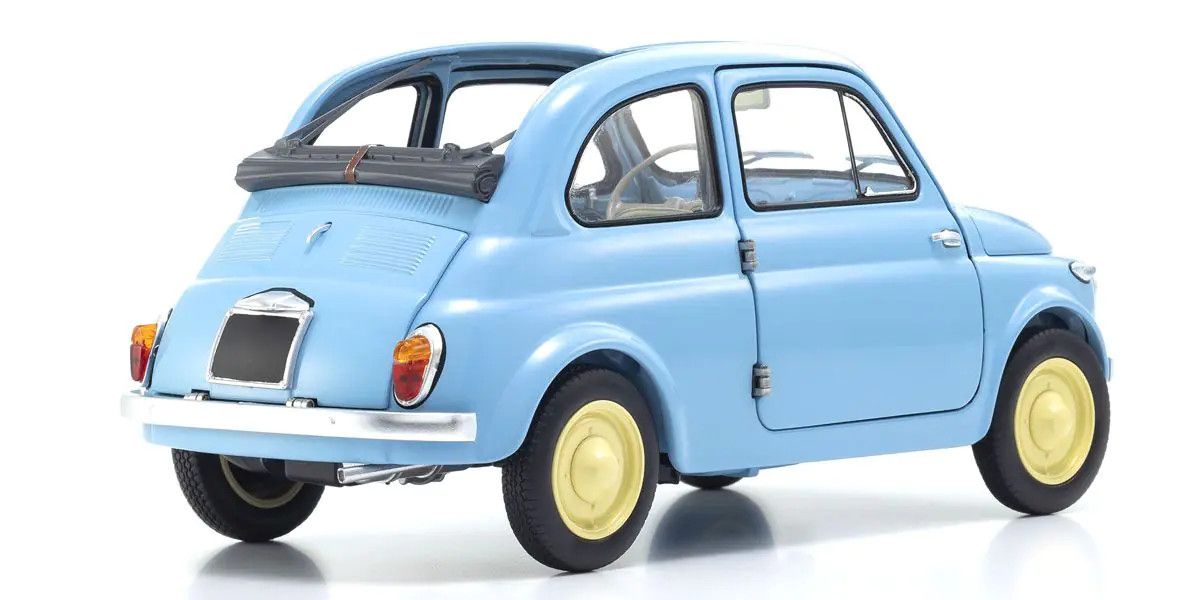 Kyosho ORIGINAL 1/18 Fiat NUOVA 500 (Celeste Blue) Diecast Car