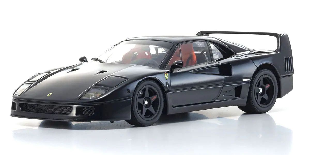 Kyosho 1/18 Ferrari F40 Diecast Model Car Black 08416Bk Scale