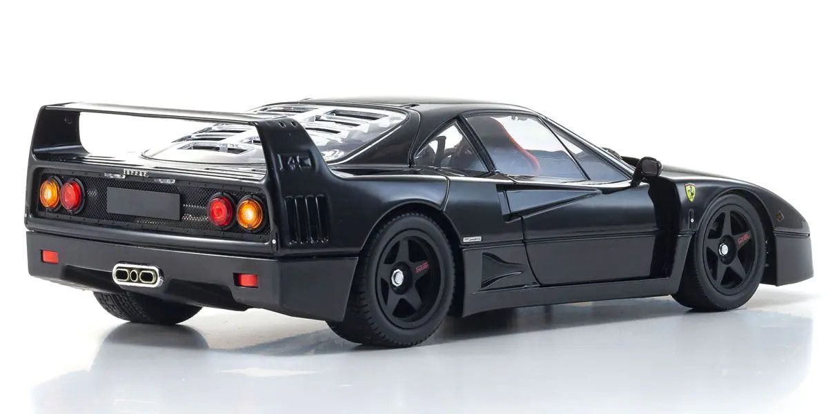 Kyosho 1/18 Ferrari F40 Diecast Model Car Black 08416Bk Scale