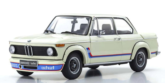 Kyosho 1/18 Scale BMW 2002 Turbo White Model Diecast Car