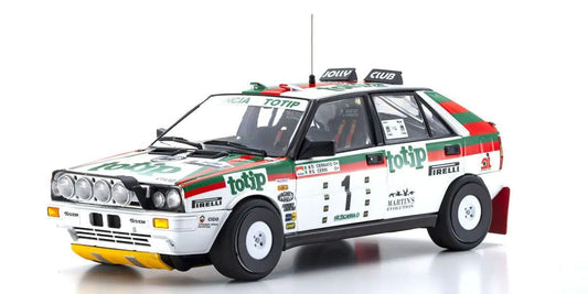 Kyosho 1/18 Lancia Delta HF 4WD Targa Florio "Team Lancia Totip" 1987 #1 DieCast Model