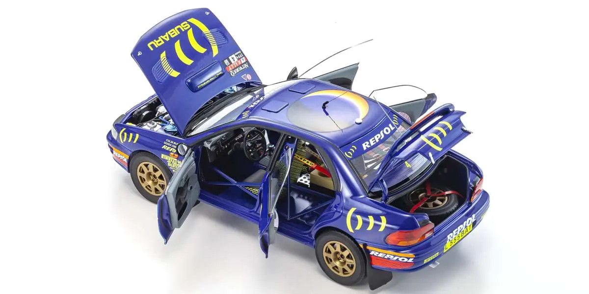 Kyosho 1/18 Scale Subaru Impreza 1994 RAC #4 Model Diecast Car