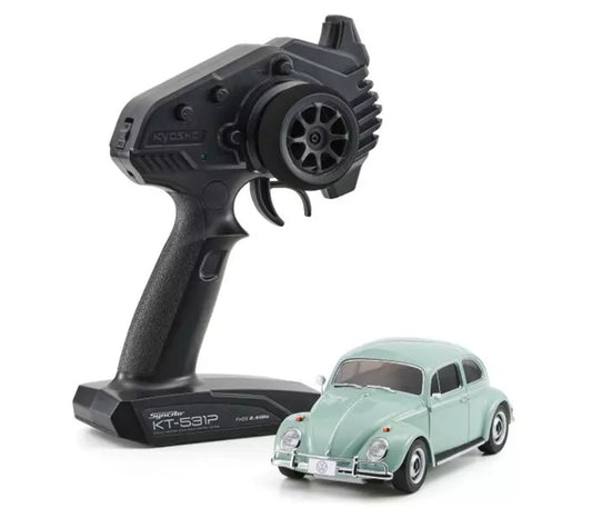 Kyosho Mini-Z RWD MR-04 VW Beetle 1966 Bahama Blue Readyset 32374BBL
