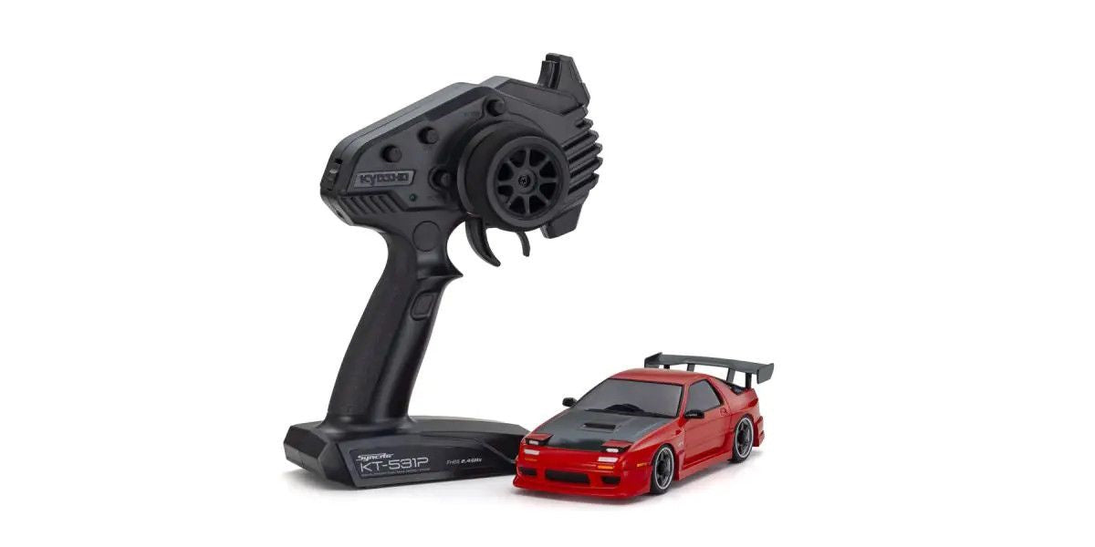 Kyosho Mini-Z AWD Mazda Savanna RX-7 FC3S with Aero Kit and CFRP Hood Red
