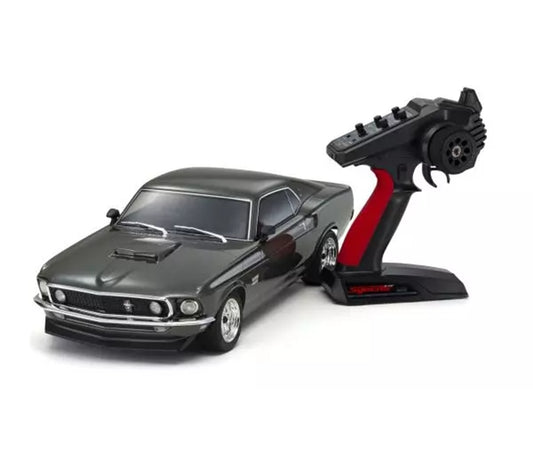 Kyosho 34437T1 Fazer Mk2 1969 Ford Mustang Boss 429 (Black Jade) 1/10 RTR