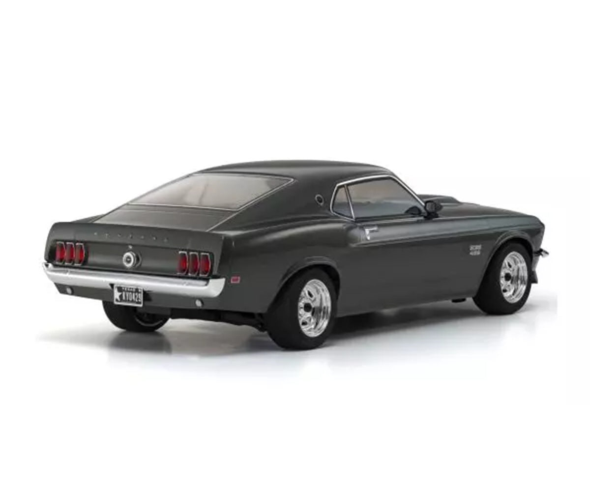 Kyosho 34437T1 Fazer Mk2 1969 Ford Mustang Boss 429 (Black Jade) 1/10 RTR