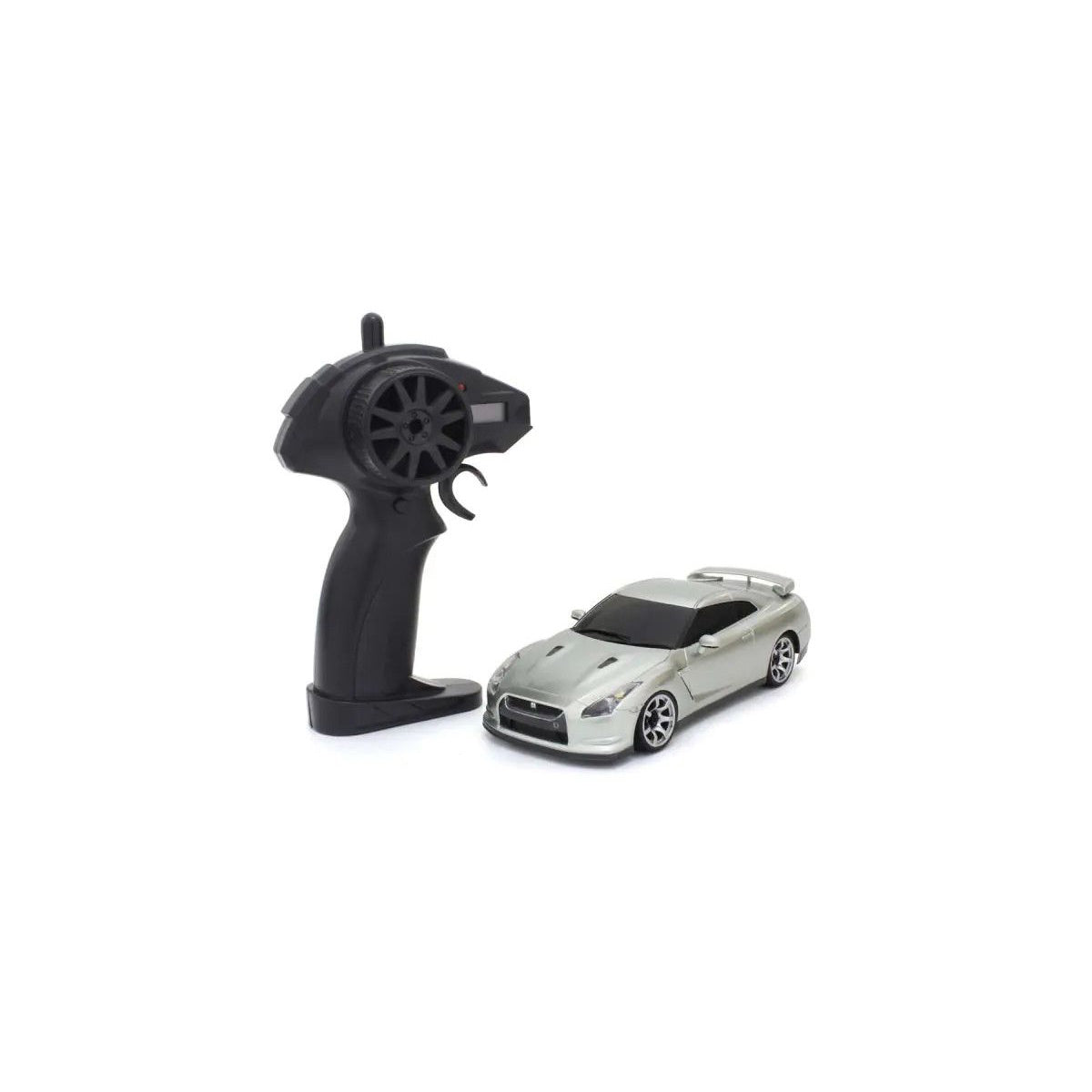 Kyosho 66608A Silver First Mini-Z RWD ReadySet w/Nissan GT-R R35SL Body.