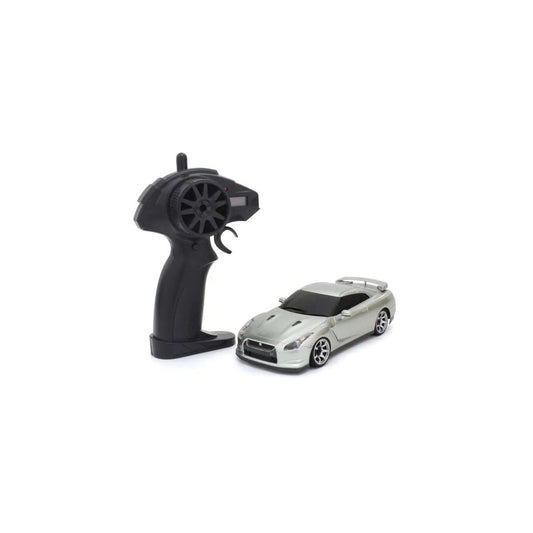 Kyosho 66608A Silver First Mini-Z RWD ReadySet w/Nissan GT-R R35SL Body.
