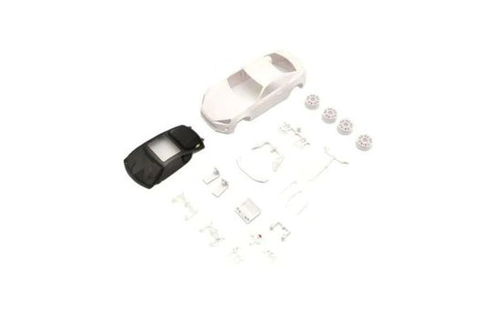 Kyosho MZN231 Toyota 86 White Body Set w/Wheels Mini-Z AWD.