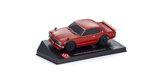 Kyosho ASC Nissan Skyline 2000GT-R KPGC10 Tuned Version Red Kyosho 60th Mini-Z