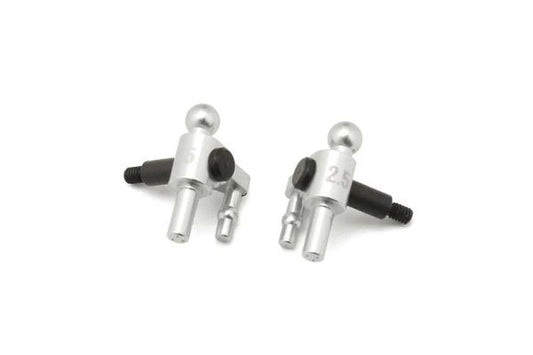 Kyosho MZW710-25 Mini-Z MR-04 Aluminum Steering Blocks 2.5° Camber.