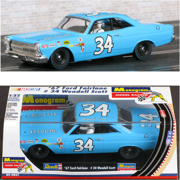 Revell Monogram 1967 Ford Fairlane Wendell Scott Nascar #34 1/32