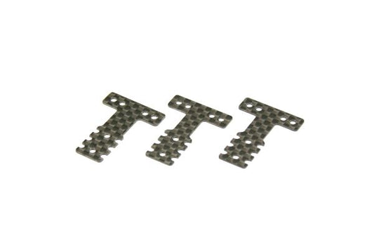 Kyosho MZW403B Carbon Rear Suspension Plate Set (MM/LM)