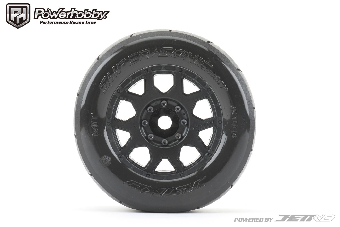 Powerhobby 1/8 MT 3.8 Super Sonic Belted Mounted Tires w Removable Hex Wheels (2) - PowerHobby