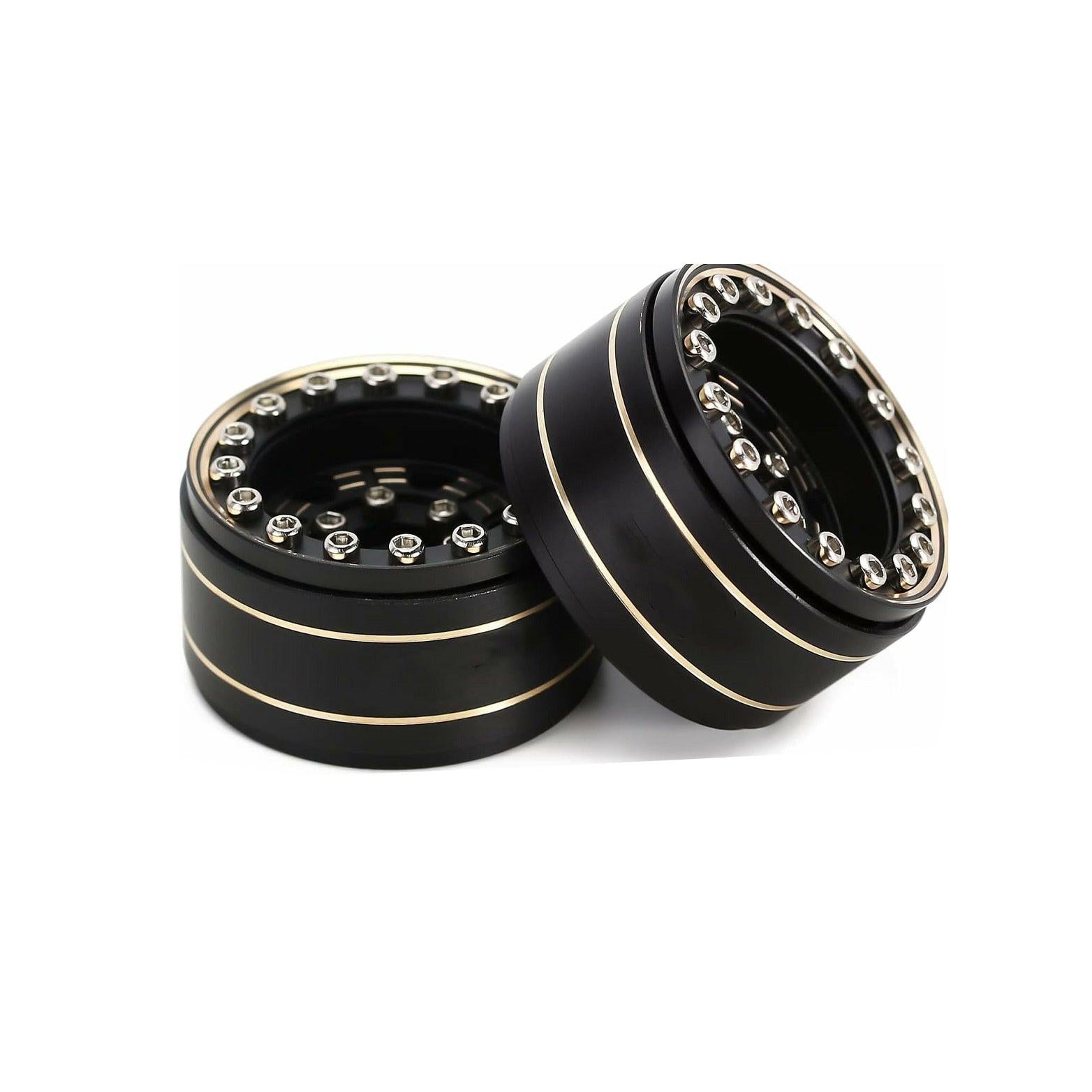 2pcs Aluminum Front Wheel Hubs For 1/14 Tamiya Tractor Truck | RC Car Upgrade Parts