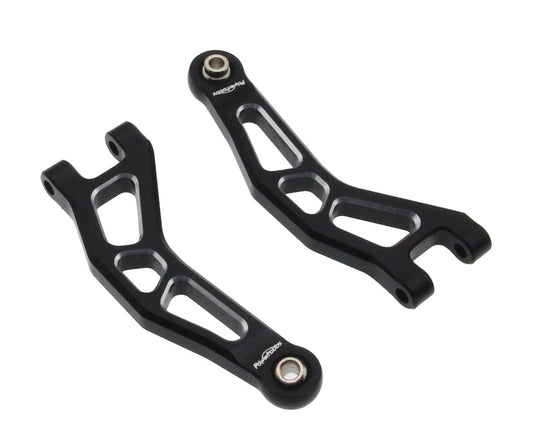 Powerhobby Aluminum Front Upper Arms Black for Arrma Granite / Typhon GROM