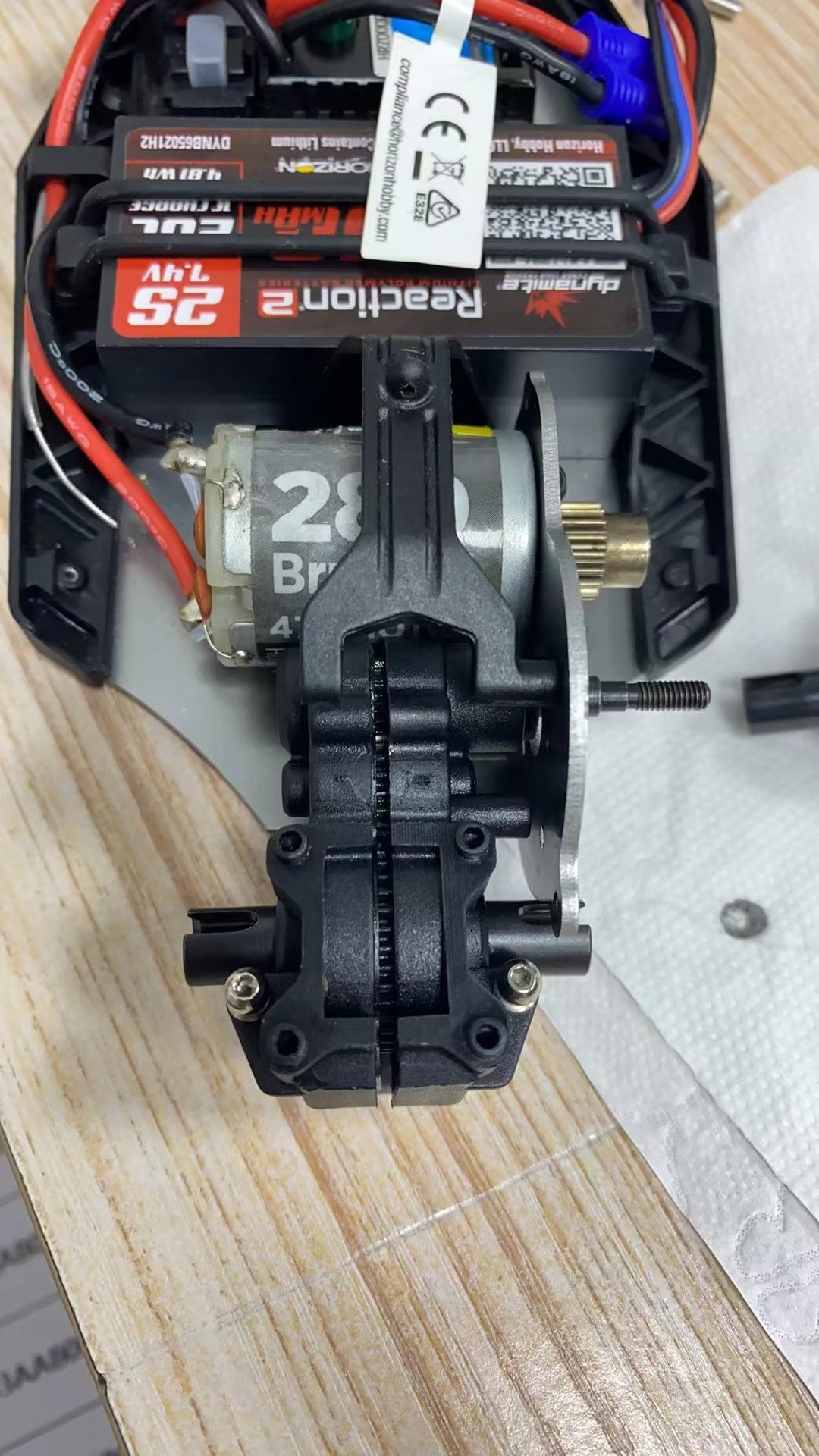 Powerhobby Sealed Aluminum Differential w Gears Losi Mini-T 2.0