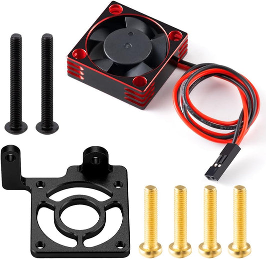 Powerhobby 30x30mm RC Cooling Fan Mount with Heatsink FOR Traxxas Bandit