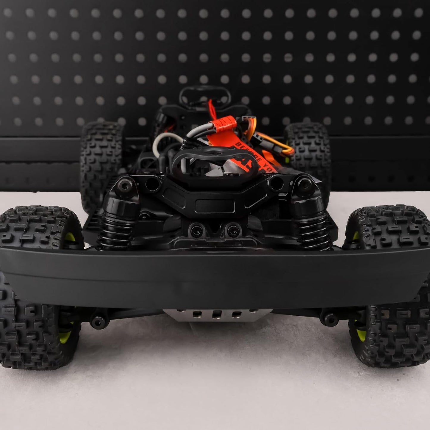 Powerhobby Aluminum Rear Shock Tower Dampler Plate Black Arrma Grom Granite / Mojave