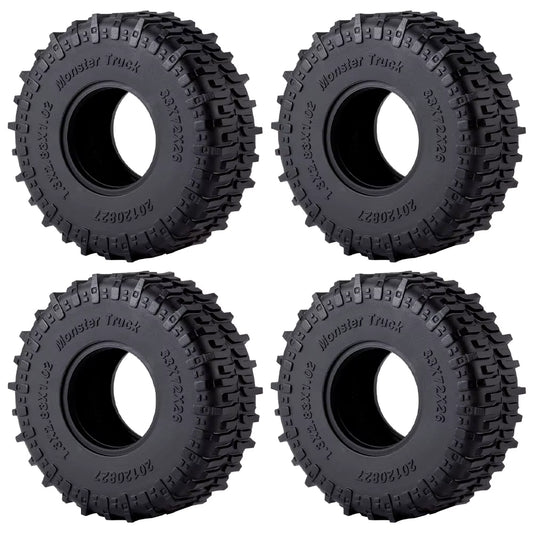 1.3" Tires for 1/24 &amp; 1/18 Rock Crawler TYPE B