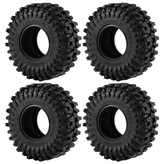 1.3" Tires for 1/24 &amp; 1/18 Rock Crawler TYPE C