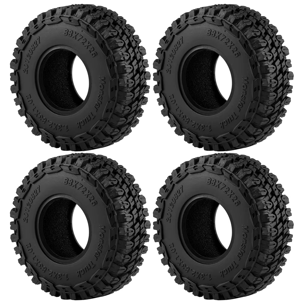 1.3" Tires for 1/24 &amp; 1/18 Rock Crawler TYPE E