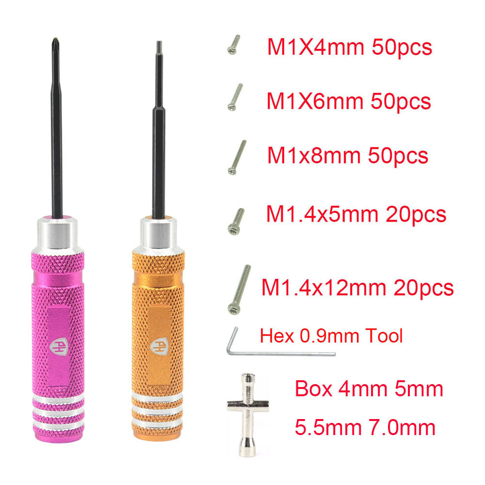 Powerhobby Screw Box Set 194pcs Axial SCX30