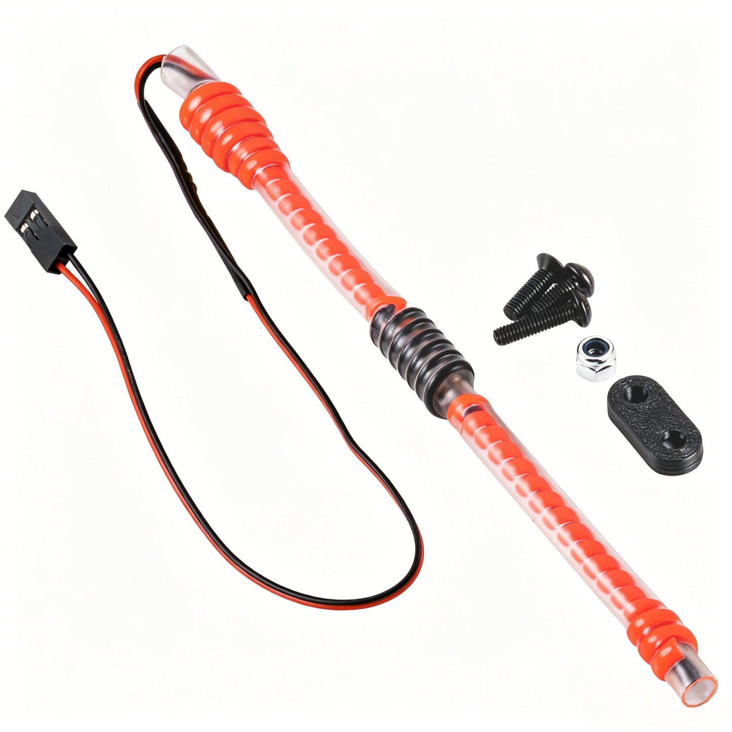 Powerhobby 5" Red LED Flexible Light Whip.