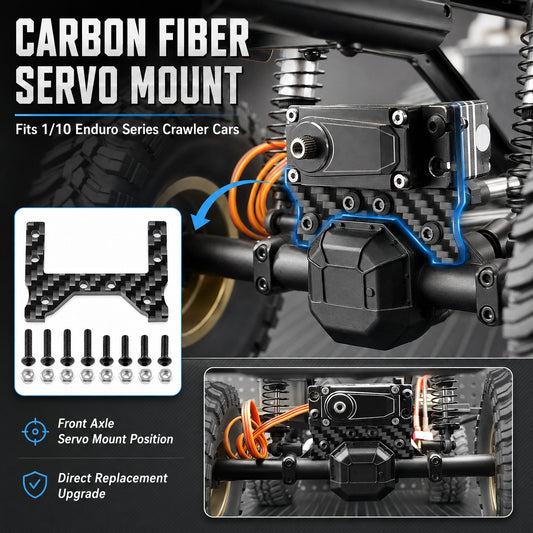 Powerhobby Associated 1/10 Enduro Carbon Fiber Servo Mount