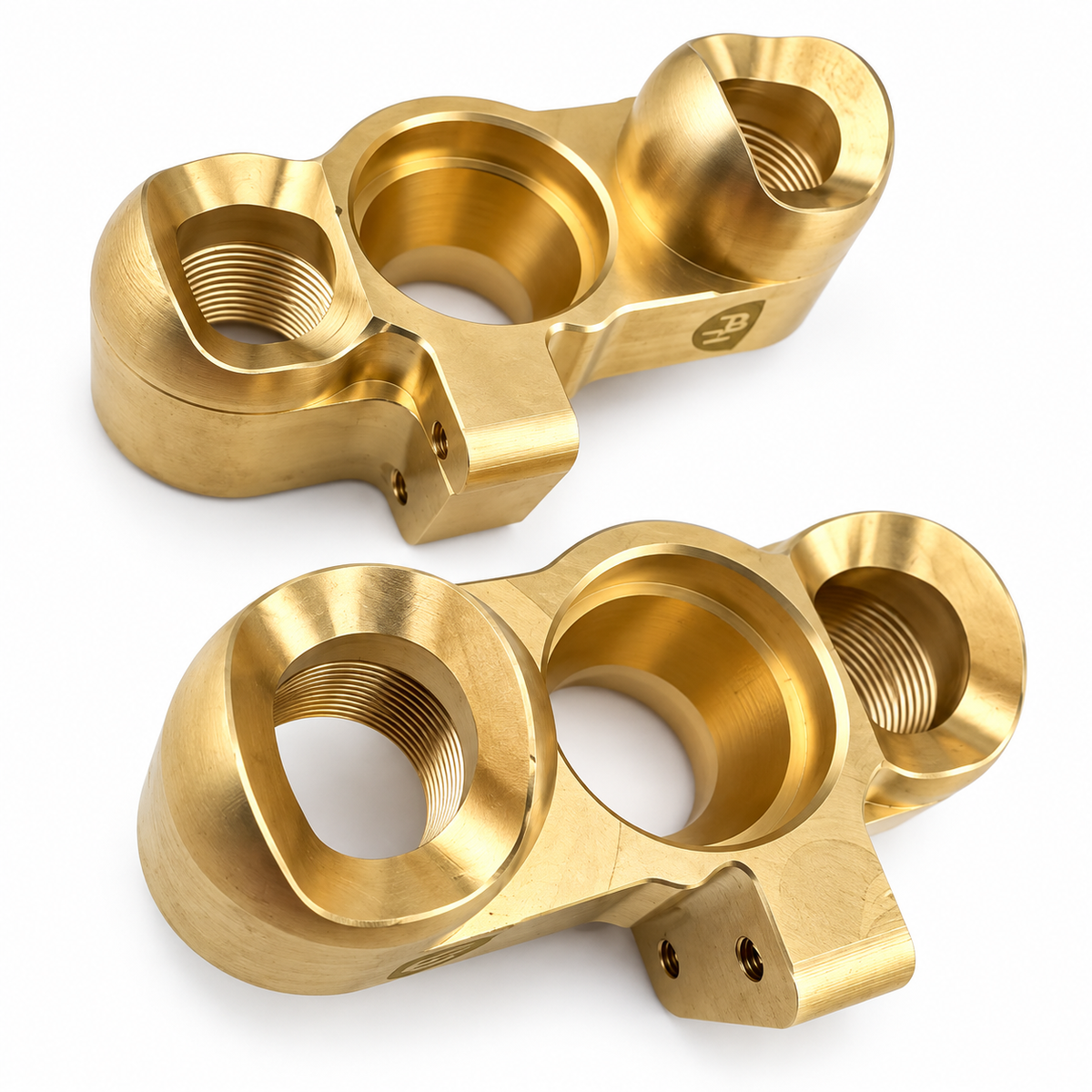 Powerhobby Brass Front Steering Blocks Arrma Limitless / Felony / Infraction / Senton / Typhon