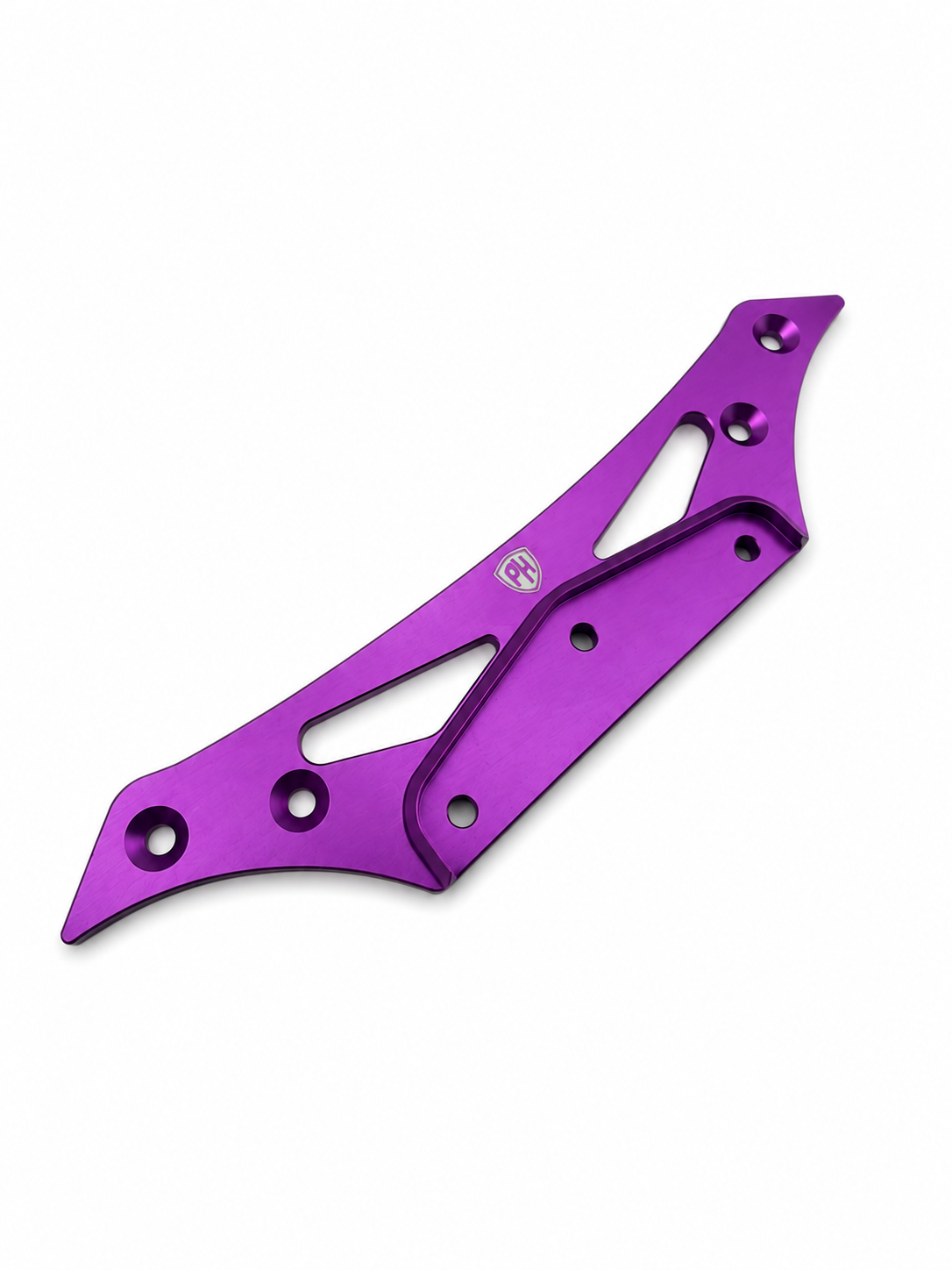 Powerhobby Yokomo RD2.0 Aluminum Upper Front Bumper Purple.