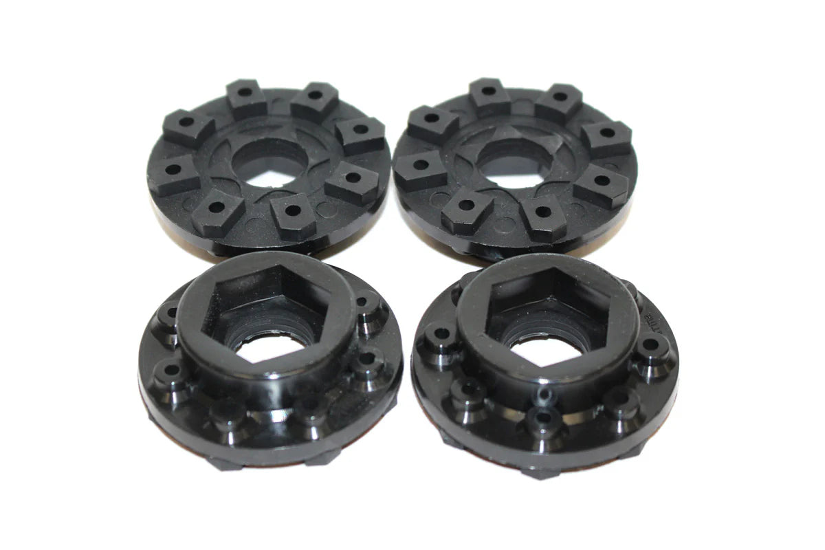 Powerhobby 1/5 XMT Wheel Adapters 24mm for Arrma Kraton 8s & Outcast 8s (4).