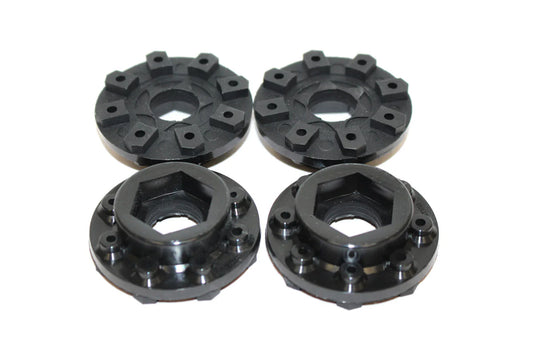 Powerhobby 1/5 XMT Wheel Adapters 24mm for Arrma Kraton 8s & Outcast 8s (4).