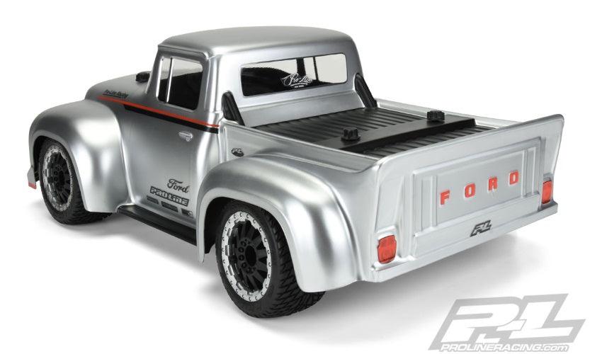 Pro-Line 1956 Ford F-100 Pro-Touring Street Truck Clear Body TRA Slash Rally - PowerHobby
