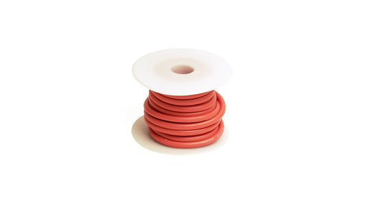 Racers Edge 10 Gauge Silicone Ultra-Flex Wire; 25' (Red)
