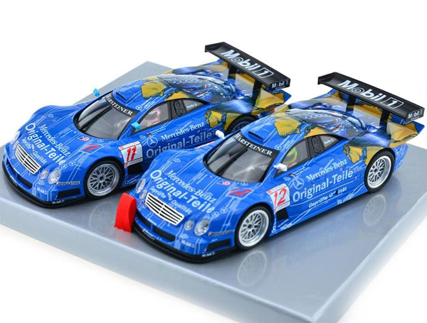 スケーリックストリック 1/32 MERCEDES-BENZ SLOT CAR Revoslot RS0113 Mercedes CLK GTR #11 #12 Original-Telle Twin Pack