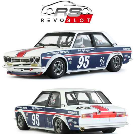 Revoslot Datsun 510 #95 Bob Leitzinger 1969 Revo 1/32 Slot Car RS0303.