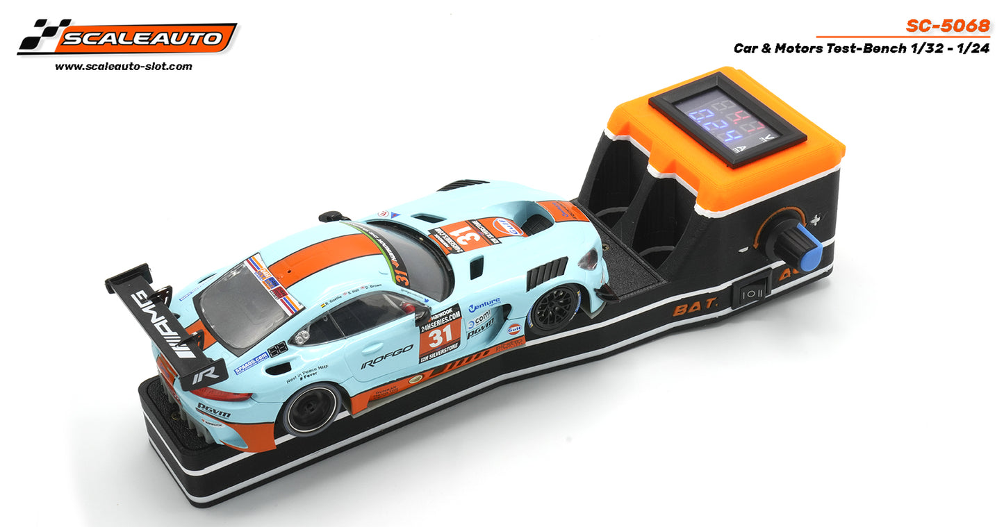 Scaleauto Car & Motor Test Bench 1/32 1/24 Slot Car SC-5068