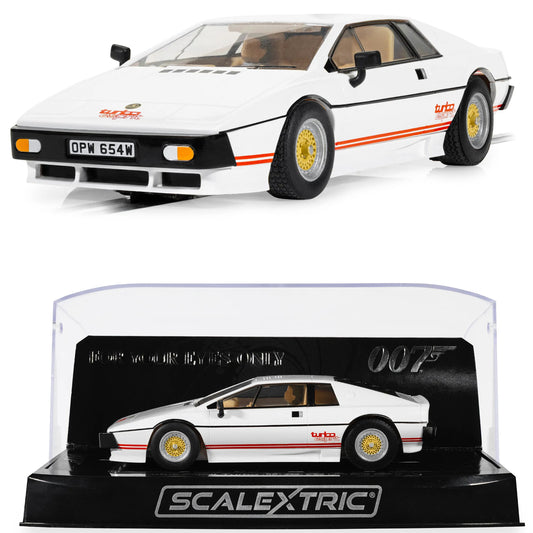 Scalextric C4631 James Bond Lotus Esprit Turbo White 1/32 Slot Car DPR.