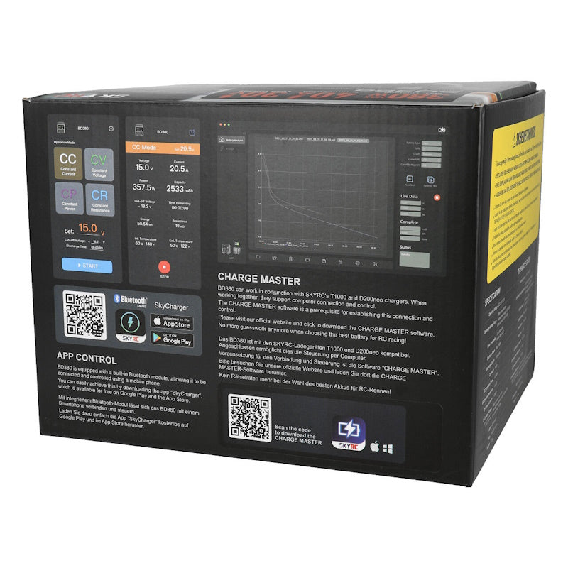 SkyRC BD380 Battery Discharger & Analyzer (40A/380W)