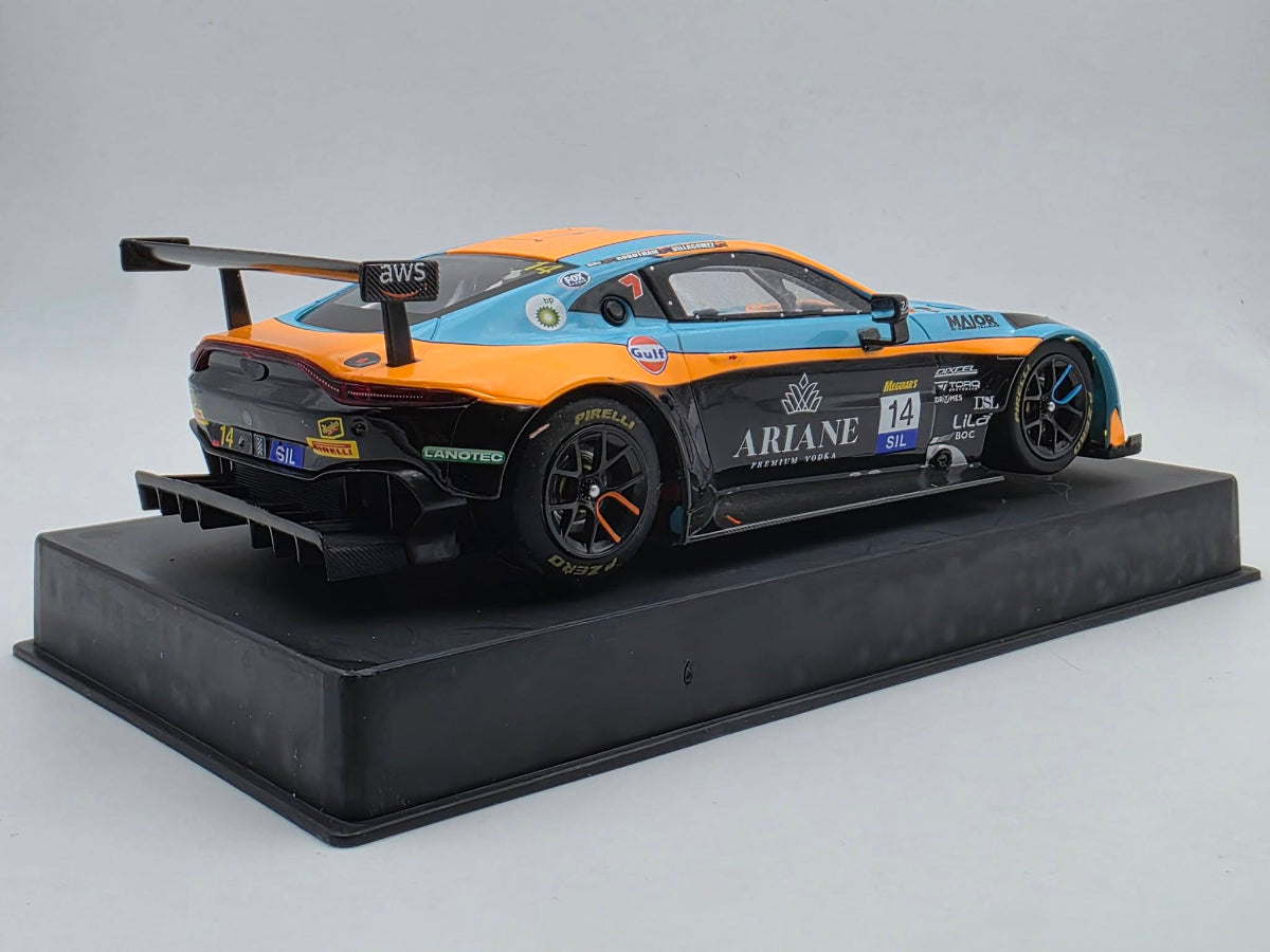 Sideways Aston Martin Vantage AMR GT3 GULF 1/32 Slot Car SWCAR05F