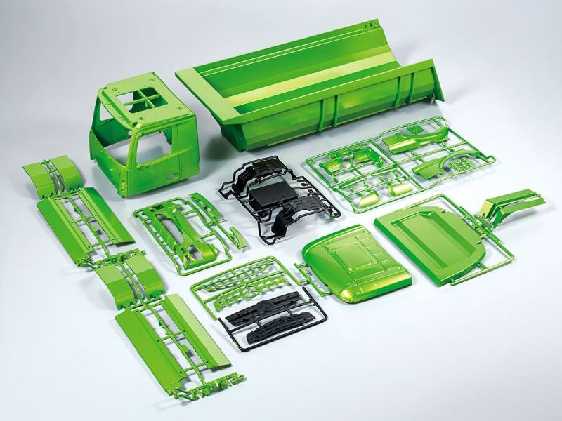 Tamiya 47523 1/14 R/C Mercedes-Benz Arocs 4151 8x4 Tipper Truck (Green Edition)